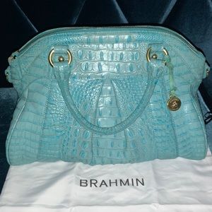 Brahmin Louise Satchel 'Turquoise'